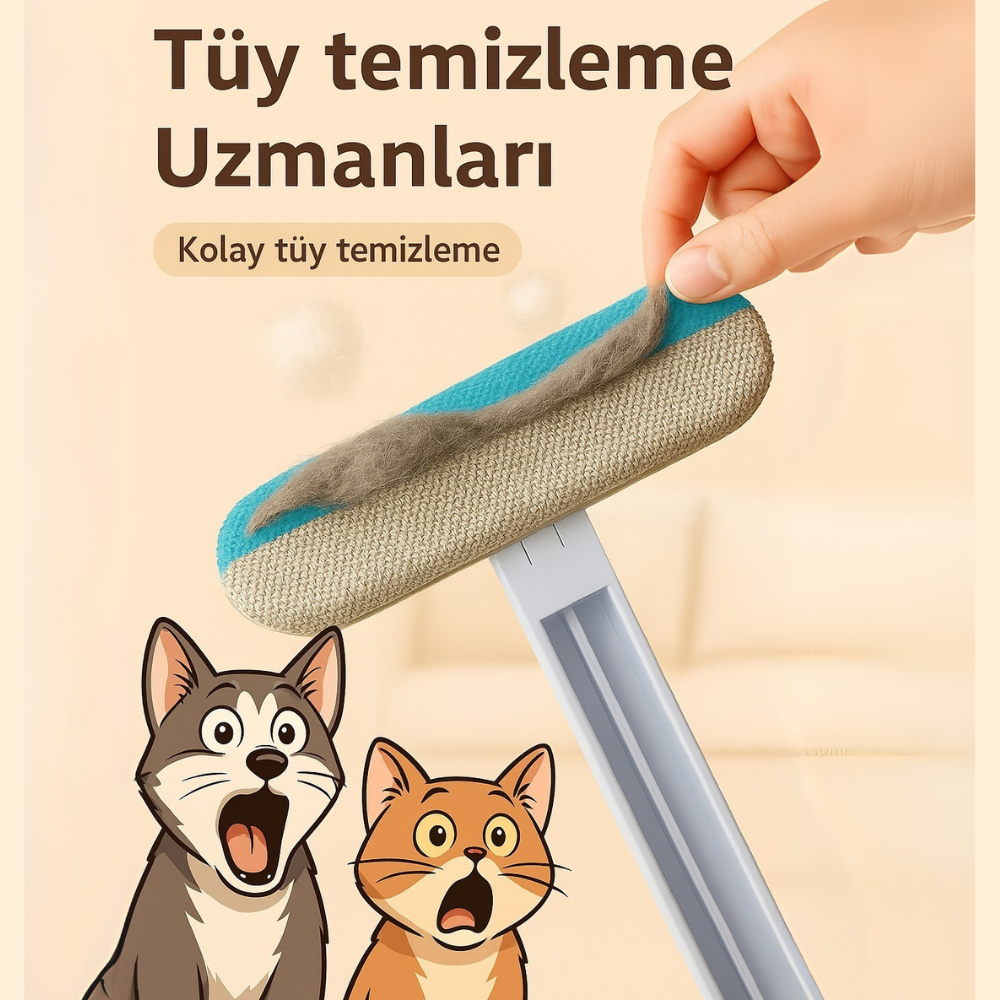Çok Amaçlı Evcil Hayvan Tüy Temizleme Fırçası™